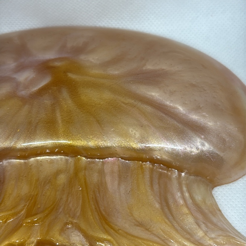 Elegant Gold Jellyfish Art Sculpture - Picture 15 of 17